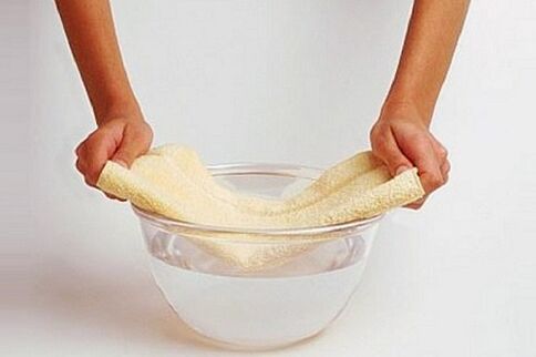 compresse pour le traitement de la mycose des ongles des pieds